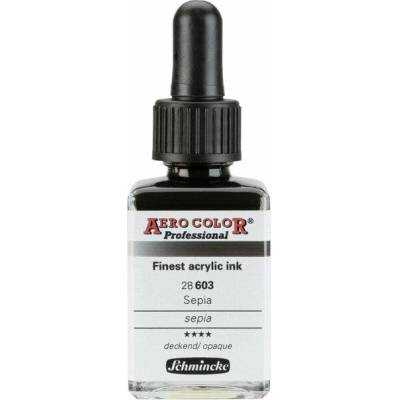 Schmincke Aero Color akrylový atrament Professional Standard 603 sépia