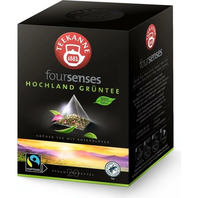 Teekanne Foursenses Hochland Grüntee porcovaný čaj 20 x 2 g
