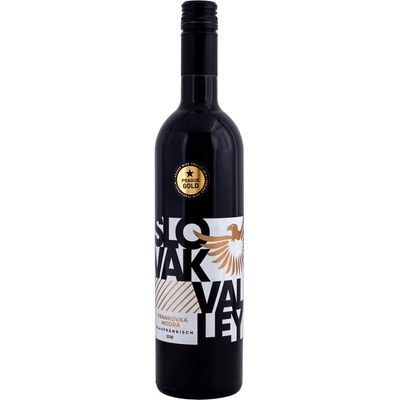Slovak Valley Frankovka Modrá Suché 13% 0,75 l (čistá fľaša)