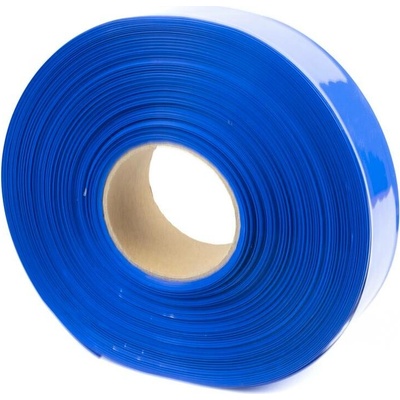 Modrá smršťovací PVC fólie 2:1 šíře 40mm, průměr 24mm