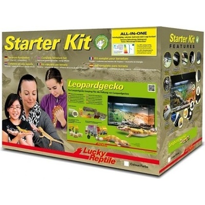 Lucky Reptile Starter Kit Leopard Gecko 80 x 40 x 52 cm bílé