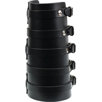 Image 1 of Leather & steel fashion Гривна Презрамки 5 - черен - lsf1 21