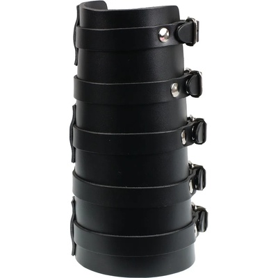 Leather & steel fashion Гривна Презрамки 5 - черен - lsf1 21