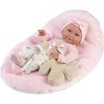 Llorens 73808 NEW BORN момиченце - реалистична кукла бебе с цяло винилово тяло - 40 (4-73808)