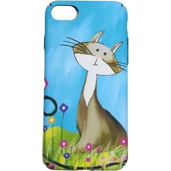 Image 1 of Apple Кейс за iPhone 7/8 твърд гръб ART лудо котенце