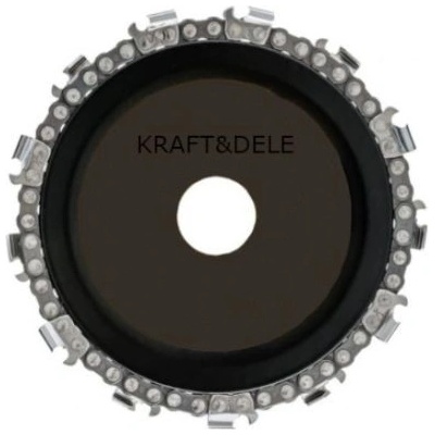 Kraft & Dele Reťazový kotúč na drevo 125 mm x 22,2 mm KD1060
