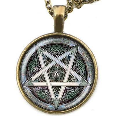 Origoska Řetízek supernatural (lovci duchů) pentagram PT9 Bronzová