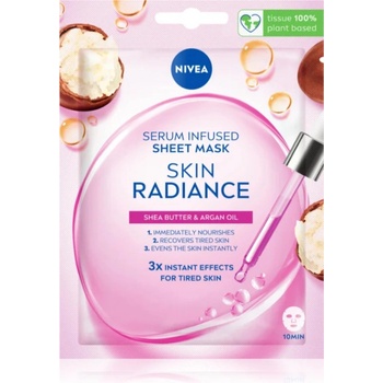 Nivea Skin Radiance Serum Infused Sheet Mask Маски за лице 1pcs