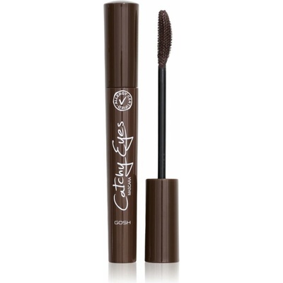 Gosh Catchy Eyes Allergy Certified objemová řasenka pro citlivé oči 002 Brown 8 ml