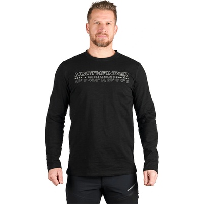 Northfinder pánske z organickej bavlny Denes black