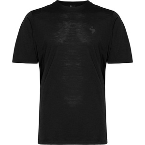 Sweet Protection Мъжка фланелка с къс ръкав за колоездене Sweet Protection Hunter II Woolmix T-Shirt Cycling jersey - Black - размер XL (056-4027-0114)