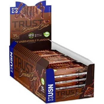 USN Trust Brownie Bar, 1x60 Grams/12 bars box/