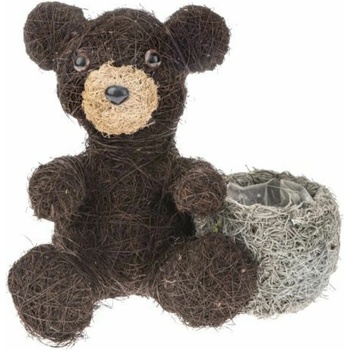 Casa de Engel Плетен кашпо с PVC - мече, 0/24 Casa de Engel | Lilav | Home | UNI