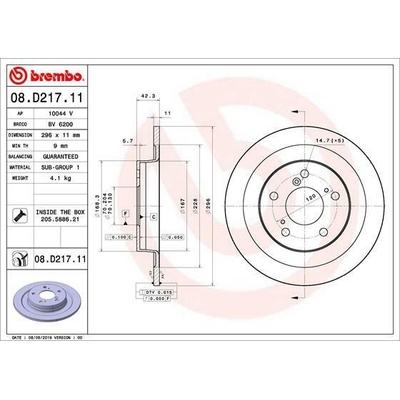 BREMBO 08.D217.11