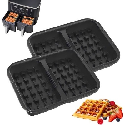 VICDUEKG Příslušenství pro fritézu Ninja, sada 2 dvojitých vaflových vložek Příslušenství pro