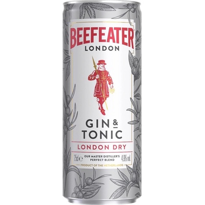 Beefeater Gin And Tonic 4,9 % 0,25 l (plech)
