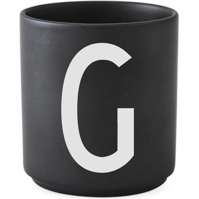 Design Letters Porcelánový hrnček dózička Letters Black G 300 ml