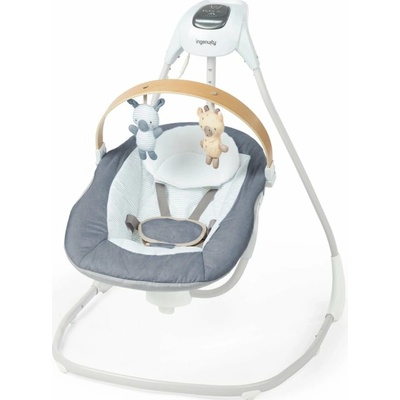 Ingenuity Hojdačka pohupujúca hudobná Chambray 0m+, do 9 kg