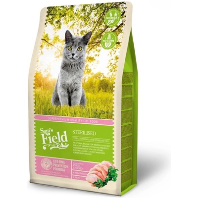 Sam's Field Cat Sterilised superprémiové granule 2,5 kg