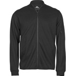 TEE JAYS tj5704 athletic / Мъжки суитшърт с цип - черен l (18570400203)
