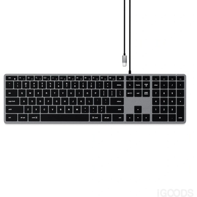 Satechi Slim W3 USB-C BACKLIT Wired Keyboard ST-UCSW3M