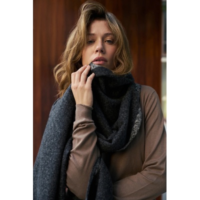 Moodo Гладък тъмносив шал Moodo Moodo | Siv | ЖЕНИ | ЕДИН РАЗМЕР