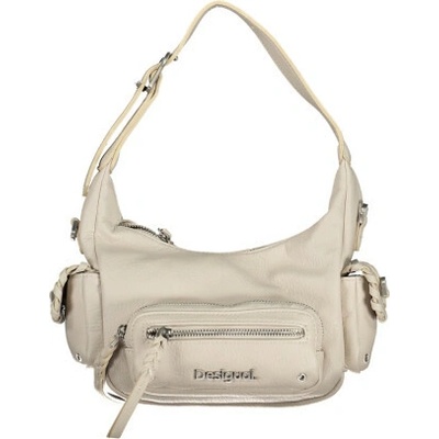 Desigual Stylová dámská kabelka 27.0X15.0X10.0cm bílá