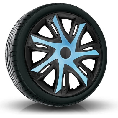 NRM капаци за колела 14", n-power bicolor циан-черно 4брой (vtv-pu-23024)