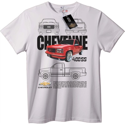 NOONEBRAND Тениска Chevrolet 4005 Камион - 2XL, White