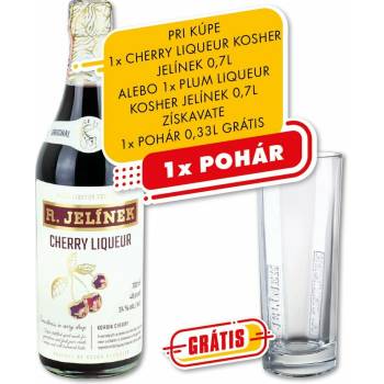 R. Jelínek Cherry Liqueur 24% 0,7 l (čistá fľaša)