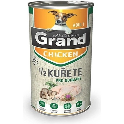 Grand Adult deluxe 100% Kuracie s 1/2 kurčaťa 1300 g