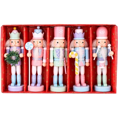 TifanTEX Luskáčik na vianočný stromček 5ks 13cm