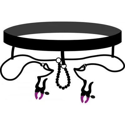 Orion Прашки със щипки за вагинални устни "bad kitty