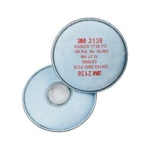 3M Прахов филтър с активен въглен 2138 и ниво на защита p3 (7000029735)