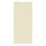 vidaXL Плисирана щора Кремава 85x200 cm Ширина на плата 84, 4 cm (4015310)