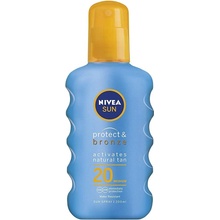 Nivea Sun Protect & Bronze Intenzívný spray na opaľovanie SPF20 200 ml