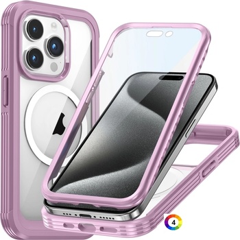 Image 1 of Apple iPhone 15 Pro Силиконов Калъф Transparent TPU и Протектор