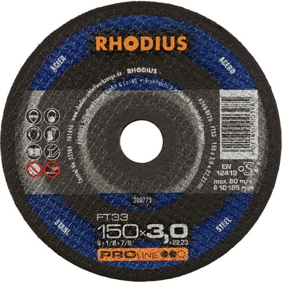 Rhodius FT33 200773 sada řezných kotoučů 25 ks ocel