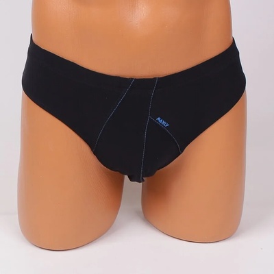 Еластичен мъжки слип в черно