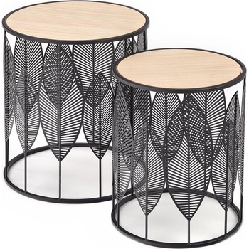 Halmar Folla černa + prírodná 2 ks