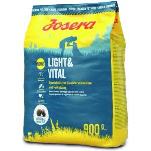 Josera dog light & vital adult, пълноценна храна за пораснали кучета, сваляне на килограми, поддържане на оптимално тегло, с месо от птици, 0, 900 кг, Германия - 50005773
