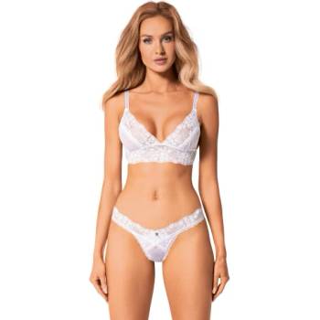 Obsessive Комплект от 2 части Obsessive Heavenlly бял