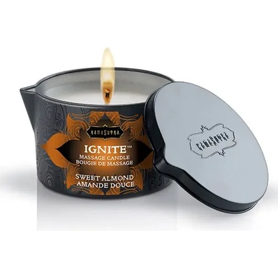 Масажна свещ, сладък бадем - Kamasutra Massage Candle 170ml (D-210623)