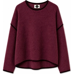 STAPF Дамски вълнен пуловер STAPF Women's Nevana Wool jumper - Cabernet - размер XL/XXL (105-7841-0113)