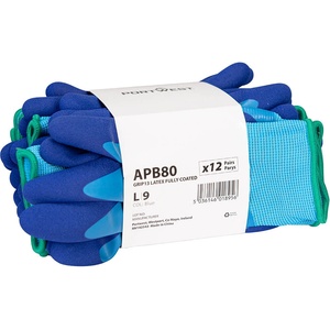 Portwest liquid pro apb80 / Ръкавици с водоустойчива каучук, 12 броя в опаковка - сини xl (apb80b4rxl)
