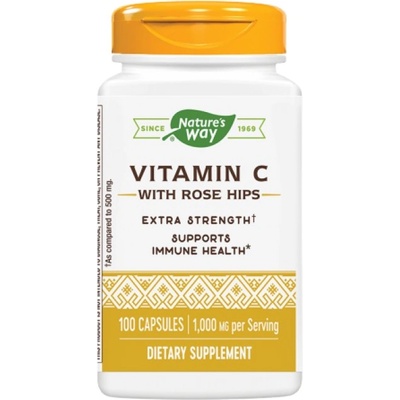 Nature's Way Vitamin C With Rose Hips 1000 mg [100 капсули]