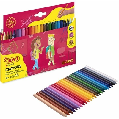 Jovi trojuholníkové voskové pastelky 24
