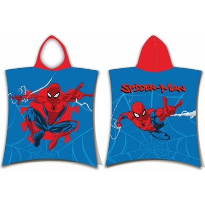 Jerry Fabrics pončo Spiderman Webshot 50 x 115 cm