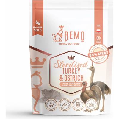 VET EXPERT BEMO Cat Sterilised Turkey & Ostrich 0,5 kg