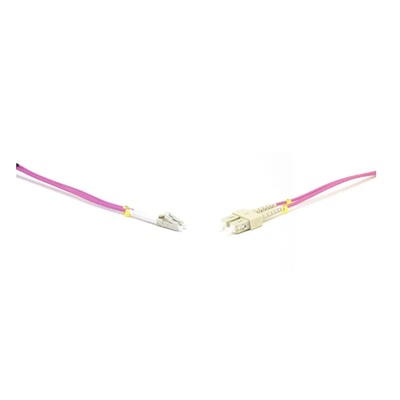 MikroTik Дуплексен пач кабел с 2 x SC/UPC + 2 x LC/UPC конектори, 3 mm дуплексна жица 50/12 FPC-LCU-SCU-OM4-1M-D (FPC-LCU-SCU-OM4-1M-D)